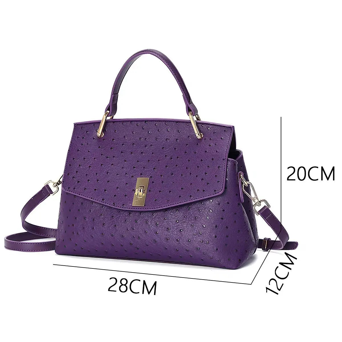 2024 Popular Purple Camel Pattern Handheld Shoulder Bag with European and American Style Women's Bag New Product Bag for Women