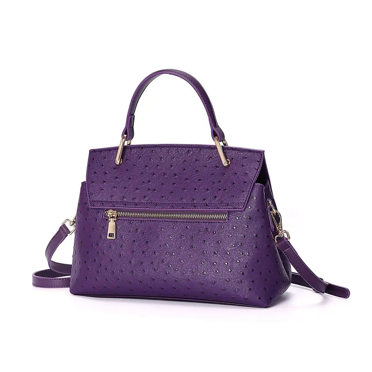 2024 Popular Purple Camel Pattern Handheld Shoulder Bag with European and American Style Women's Bag New Product Bag for Women