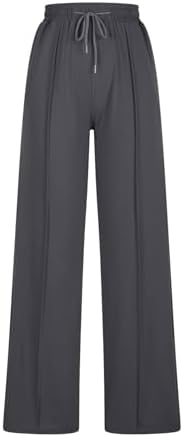 Versatile High Cut Wide Leg Sporty Womens Sweatpants for Summer