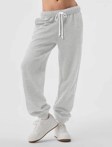 HeSaYep Womens High Waist Drawstring Sweatpants
