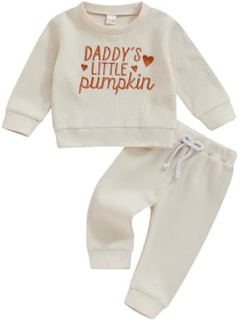 Finegoodwei Halloween Baby Boy Outfit Pumpkins Fun Long Sleeve