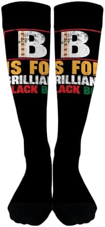 B Is for Boy Black History Months Long Socks