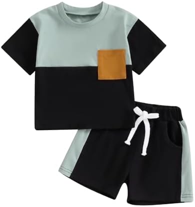 Baby Boy 4th of July Outfit Short Set