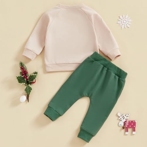 Cheerful Christmas Outfit for Toddler Boys Gingerbread Sweater