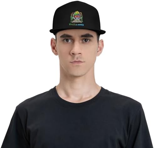 ZRCAIFU National Emblem Flat Bill Cap for Men Women