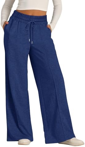 Wide Leg Casual Sweatpants for Women