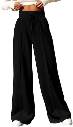 Midelxp Womens Wide Leg Sweatpants - Premium Casual Athletic Pants