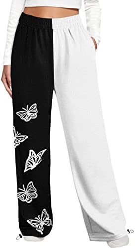 SDBRLD Christmas Print Womens Winter Sherpa Fleece Sweatpants