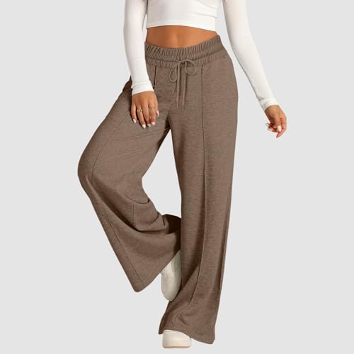 Premium Extra Wide Leg Sweatpants Elastic Drawstring Low Waist