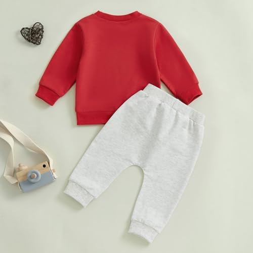 Douhoow Toddler Winter Set - Cute Fall Reindeer Plaid Indoof set with riches