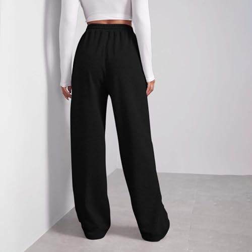 FAYUYIYO Womens Comfortable Plus Size Wide Leg Sweatpants