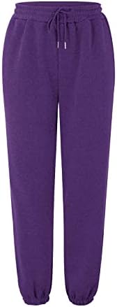 Womens Cinch Bottom Sweatpants High Waisted with Pockets