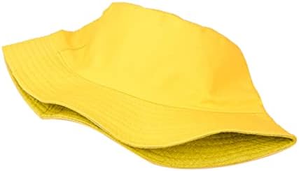 Unisex Bucket Hat Summer Fisherman Yellow