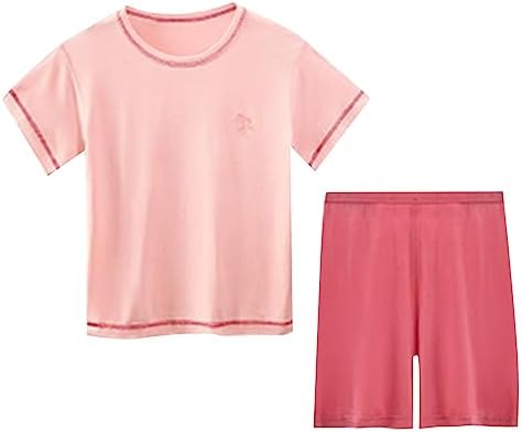 Moonker Kids Boys Summer Cotton Short Sleeve Loungewear