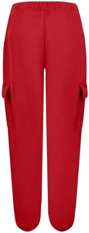 EOPUING Cargo Sweatpants for Women High Waisted