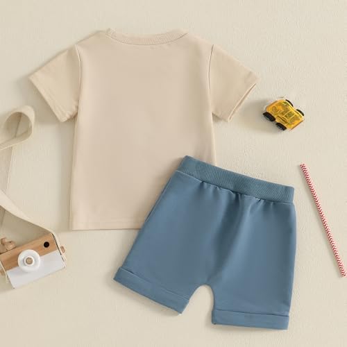 Mini Tractor and Farm Set for Baby BOY SUMMER Outfit