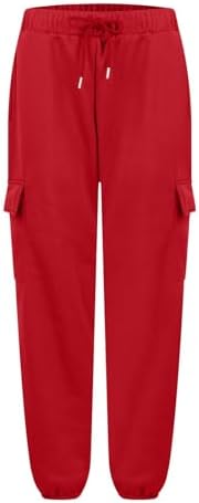 EOPUING Cargo Sweatpants for Women High Waisted