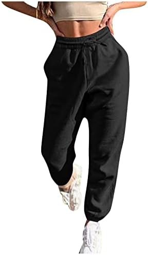 Baggy High-Wisted Womens Joggers With Pockets Y2K Cotton Athletic Sweatpants