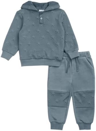 Sleek Chic - Perfect Baby Gift Set with Star Sleeve Hoodie Matching Pants