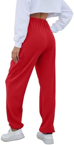 EOPUING Cargo Sweatpants for Women High Waisted