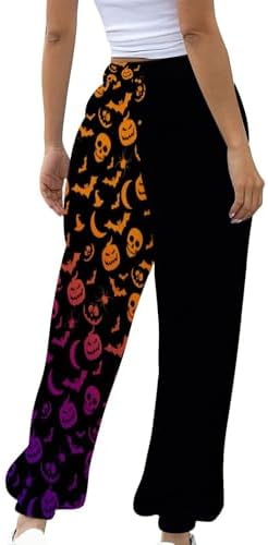 Halloween Casual Printed Pollution-Pomorphic Womens Athletic sweatpants
