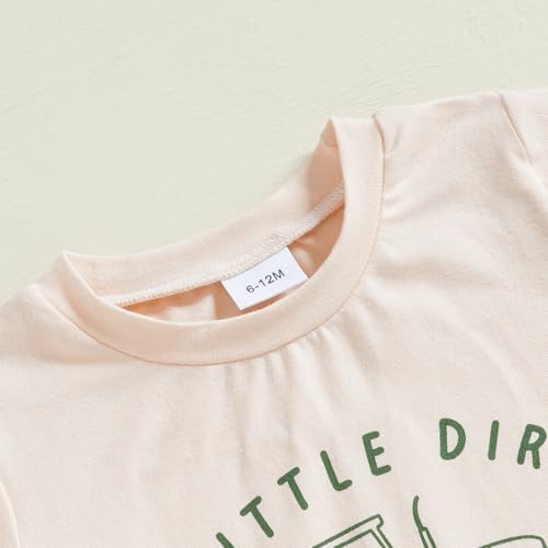 fhutpw Toddler Tractor T-Shirt Set for Boys