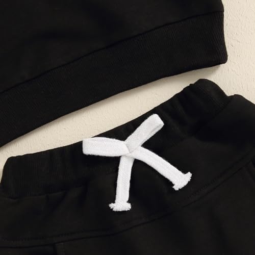 Toddler Boys Fall Outfit Set Cozy Pullover Joggers