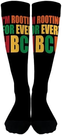 Im Rooting For HBCUs Black History Month Boot Socks