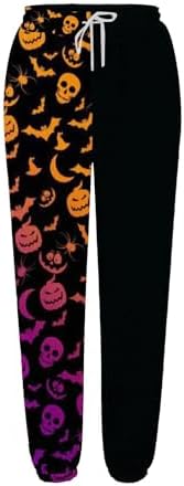 Halloween Casual Printed Pollution-Pomorphic Womens Athletic sweatpants