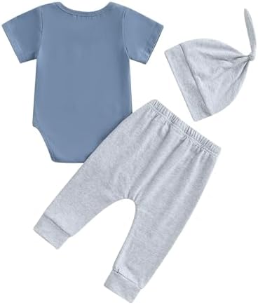 Newborn Boys Little Bean Outfit Set for Summer