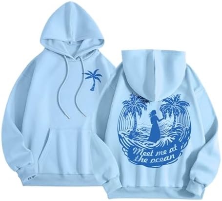 Oversized Pink Puff Hoodie with Drawstring and Graphic Print