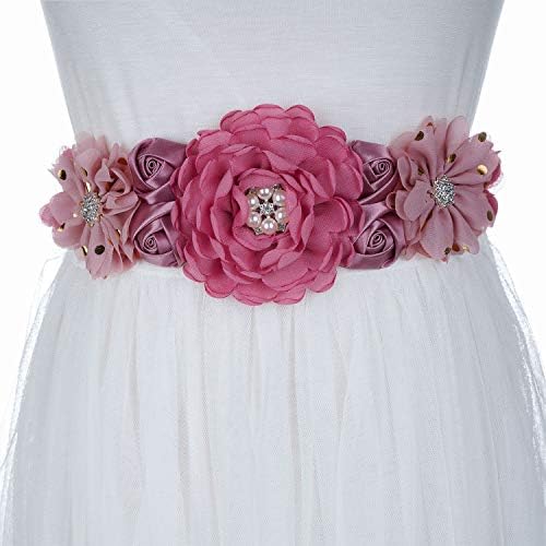 Elegant Floral Maternity Sash