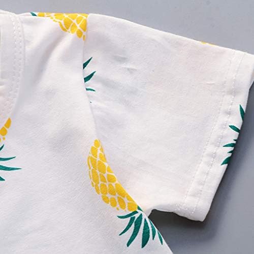 Clothing Set - Pineapple T-Shirts Shorts for Boys