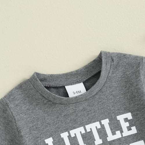 Ledy champswiin toddler baby boys farm outfits 2-piece casual summer set