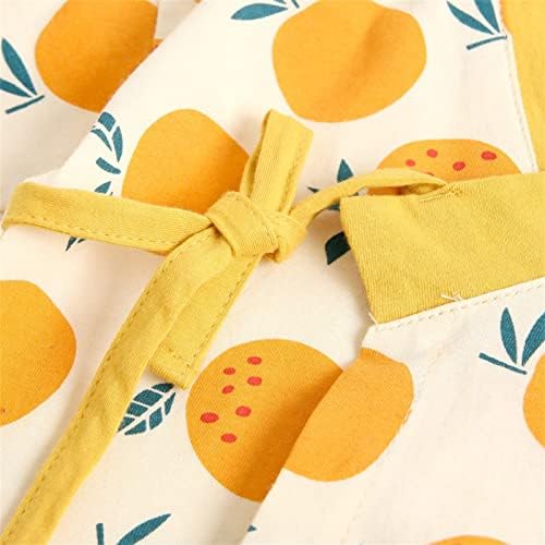 Fruit Print Short Sleeve Outfit for Baby Boys and Girls