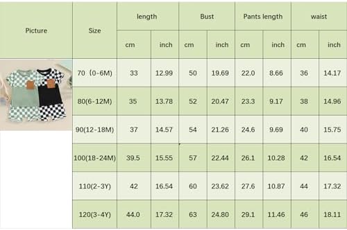 Yoawdats Baby Boy Summer Outfit 2Pcs Set