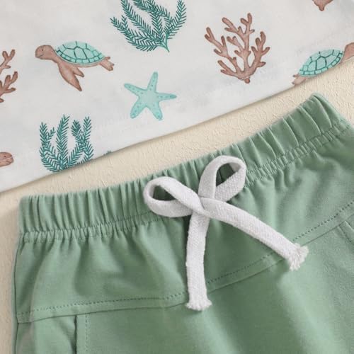 Meiweileya Baby Boy Summer Outfit Set
