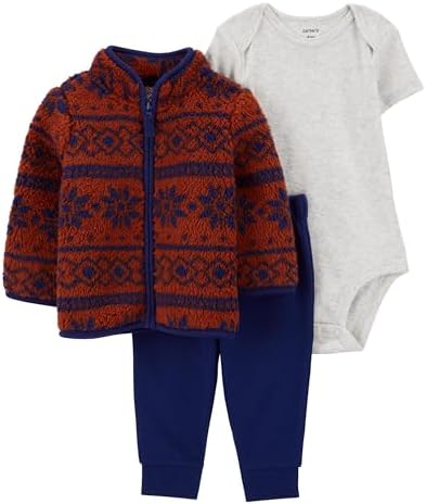 Carters Baby Boys Little Jacket Set Aztec Multi