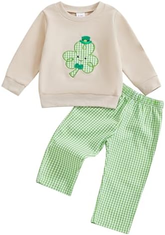 Socutebabe St Patricks Day Toddler Outfit Set