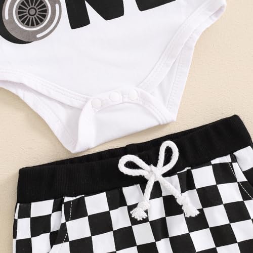 Suolongsama 1st2nd Birthday Boy Outfit Set For Car Race