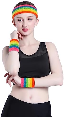 ONUPGO 80s Sport Set for Men Women Girls Boys
