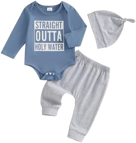 Newborn Baby Boy and Girl Baptism Outfit Set