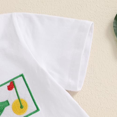 Golf Shorts Set Boys Girls Summer Embroidery - Licupiee