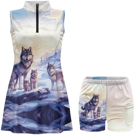 Showudesigns - Comfortable Athletic Golf Dress Set for Women