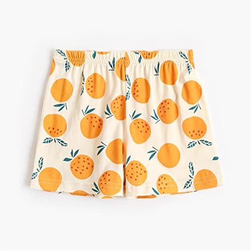 Fruit Print Short Sleeve Outfit for Baby Boys and Girls