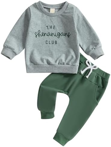 Sprifallbaby St Patricks Day Baby Boy Outfit Set