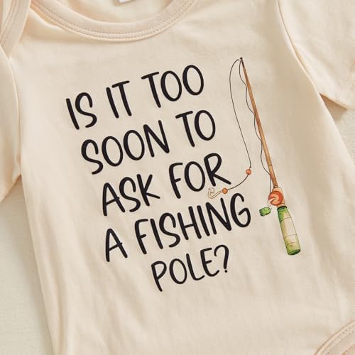 Scloutarry Newborn Fishing Romper Set
