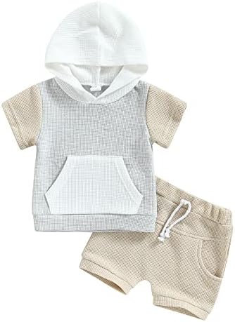 Cute Short Sleeve Hoodie for Baby