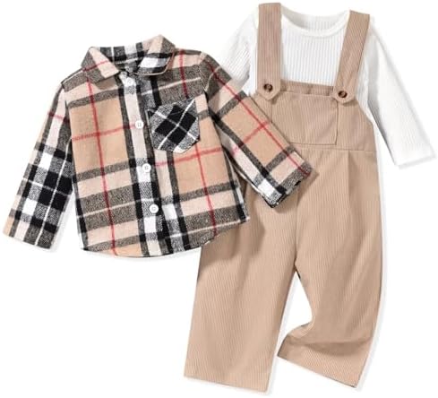 Unutiylo Toddler Boys Romper Set