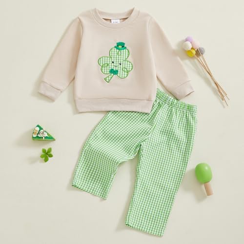 Socutebabe St Patricks Day Toddler Outfit Set